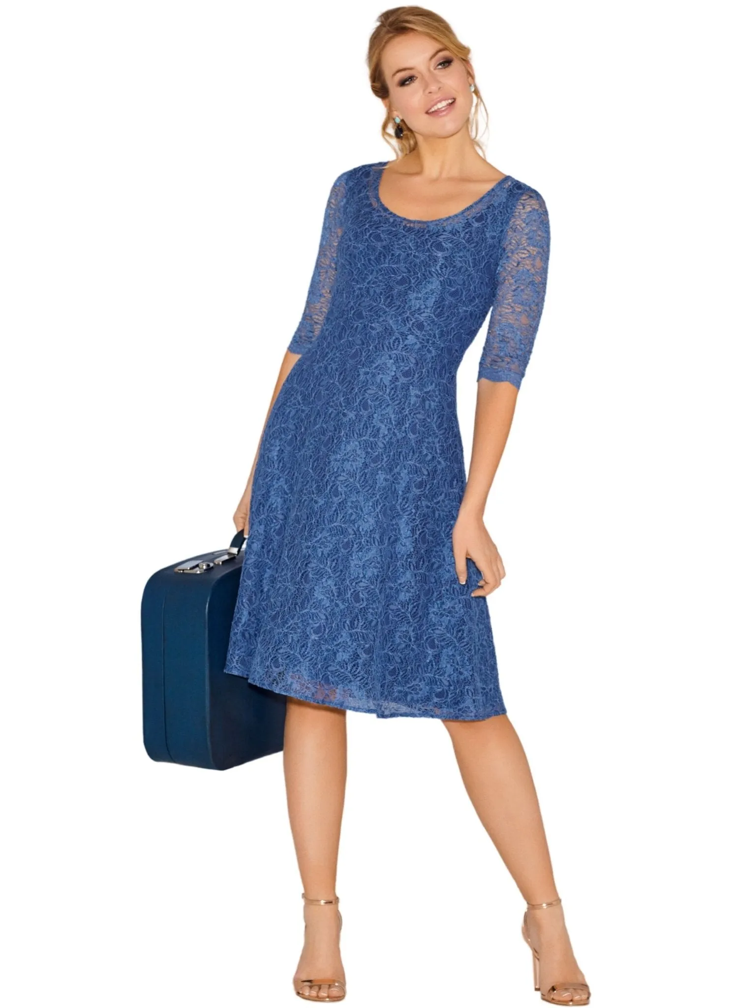 Arabella Dress - Riviera Blue