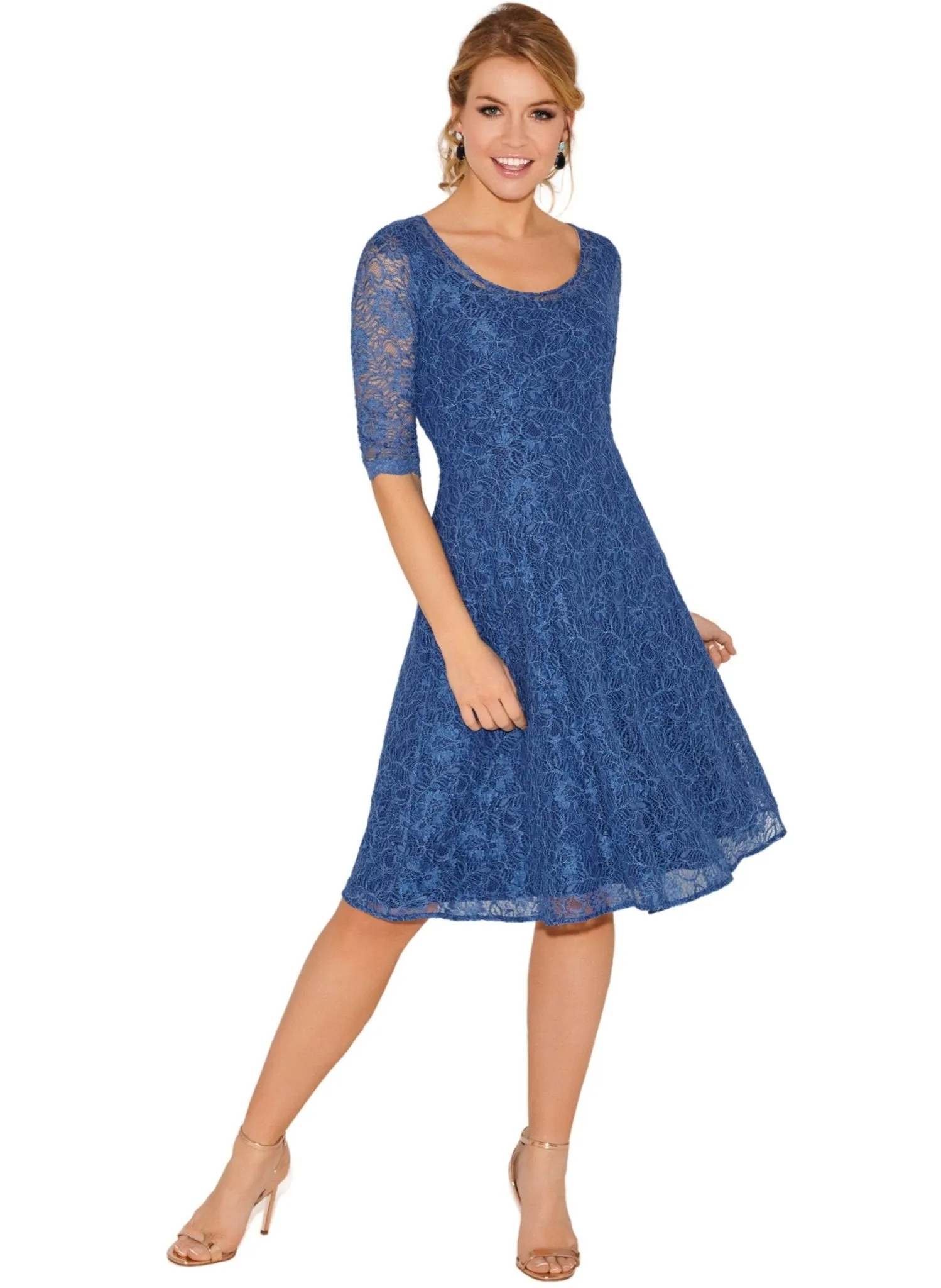 Arabella Dress - Riviera Blue