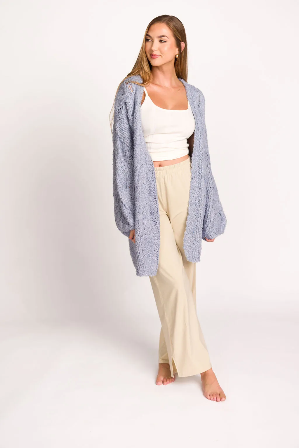 Aspen Knit Cardigan in Thunder