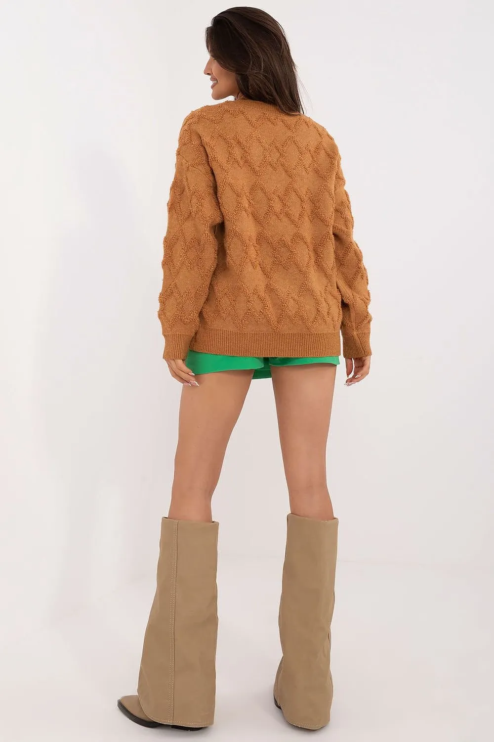 AT Cozy Geo Knit Sweater