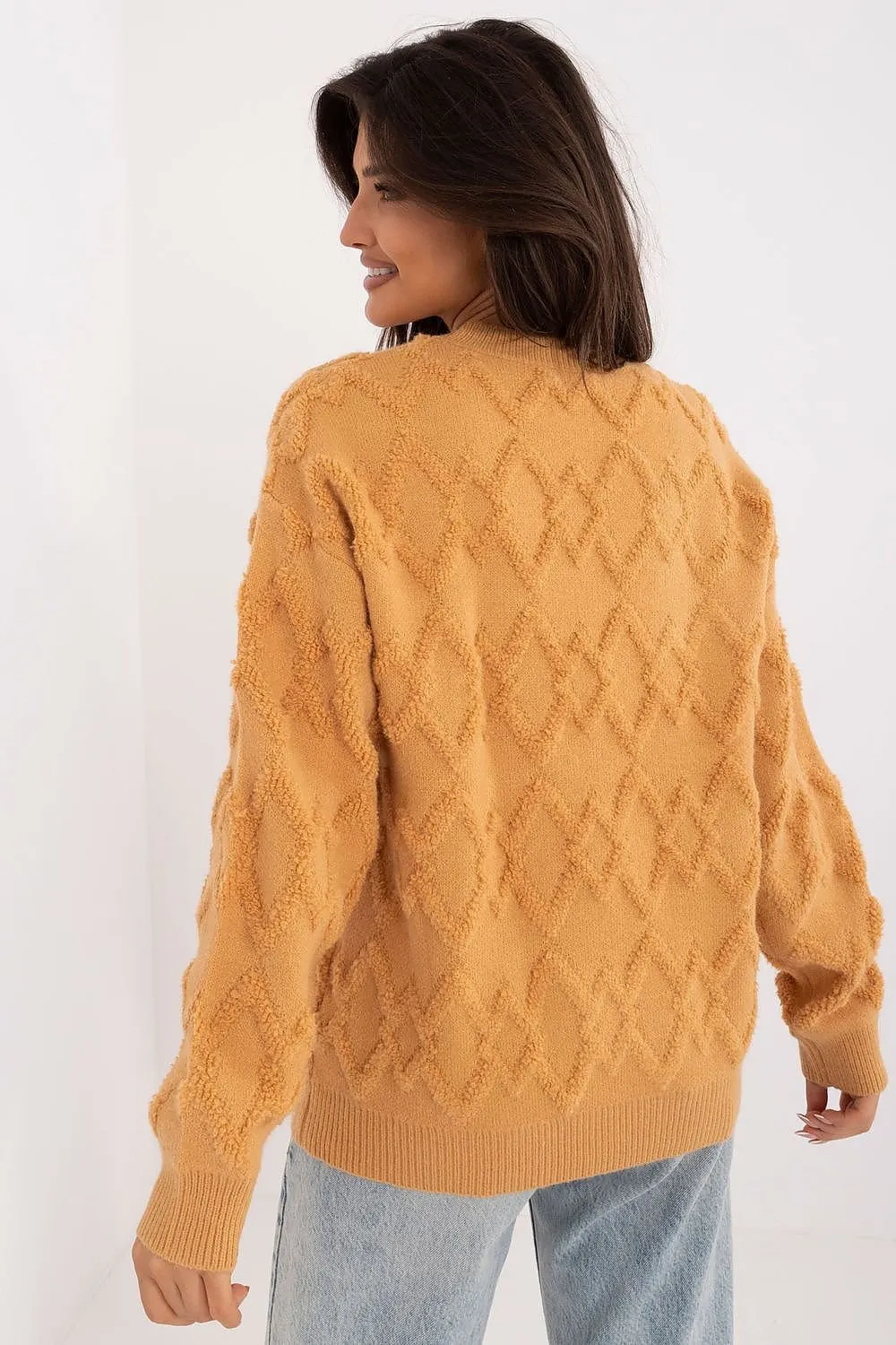 AT Cozy Geo Knit Sweater