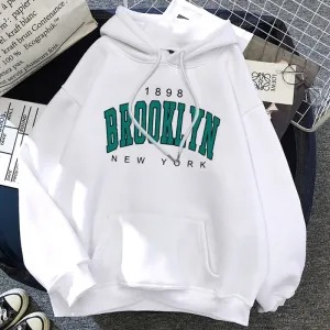 Brooklyn New York Printed Hoodie