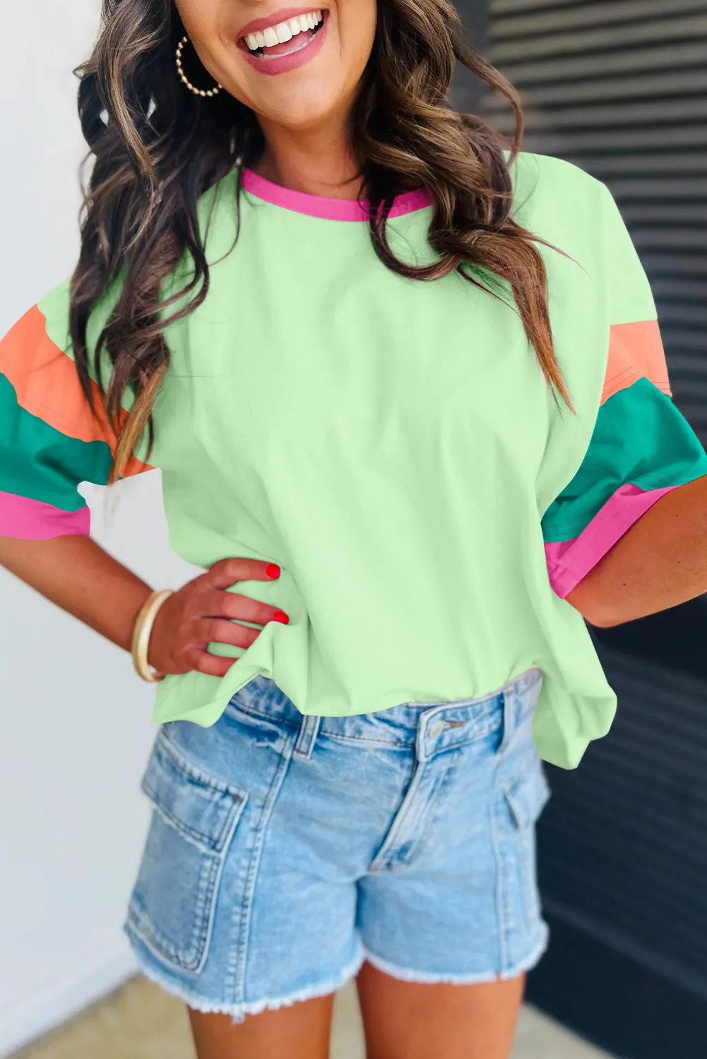 Casi Color Block Tee