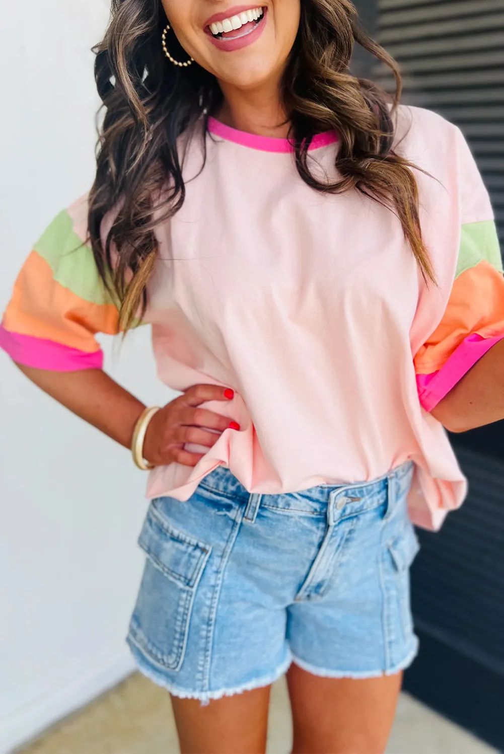 Casi Color Block Tee