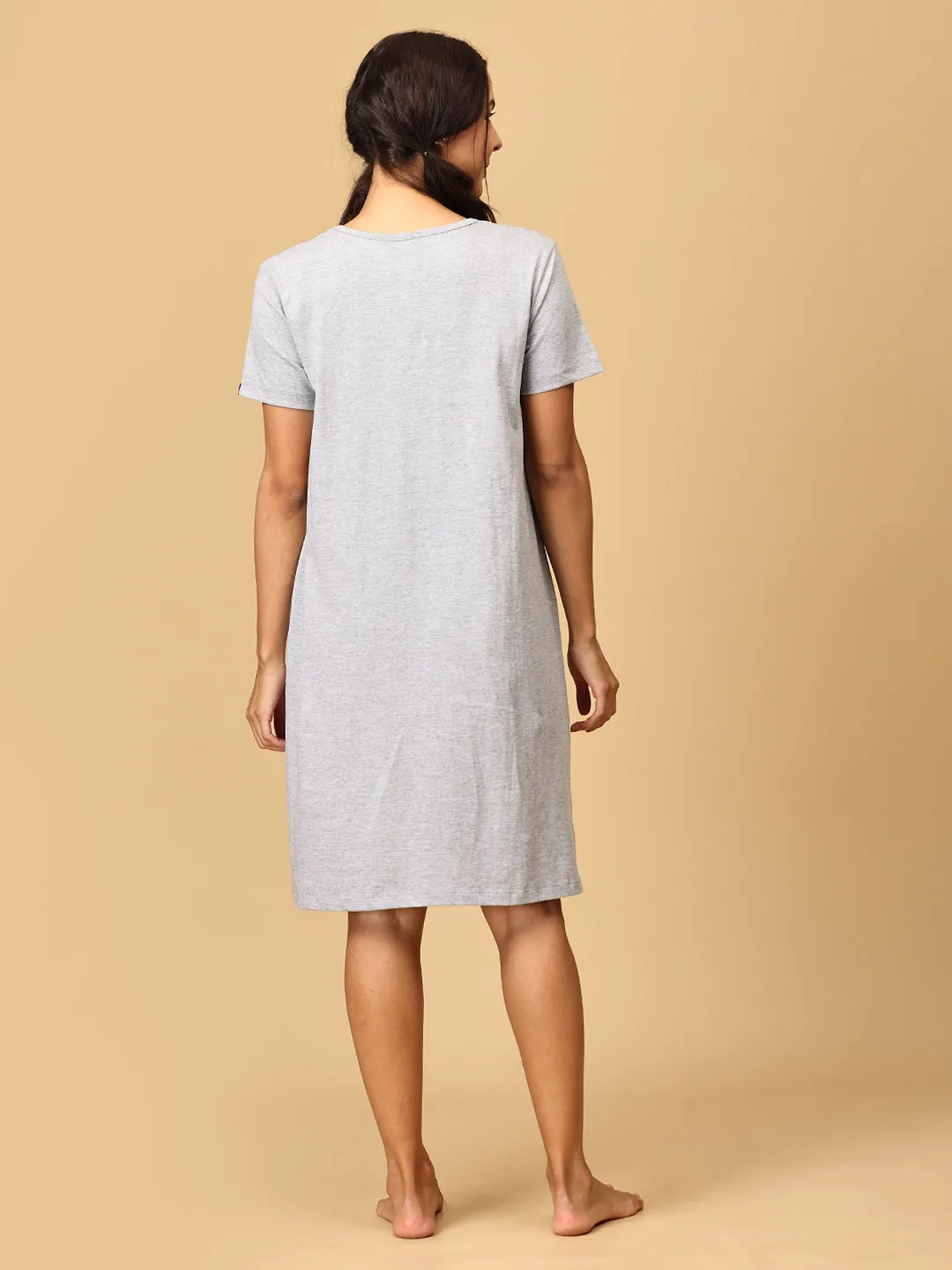 Combo Of Bun in the Oven & Baby On Board Maternity T-Shirt Dress