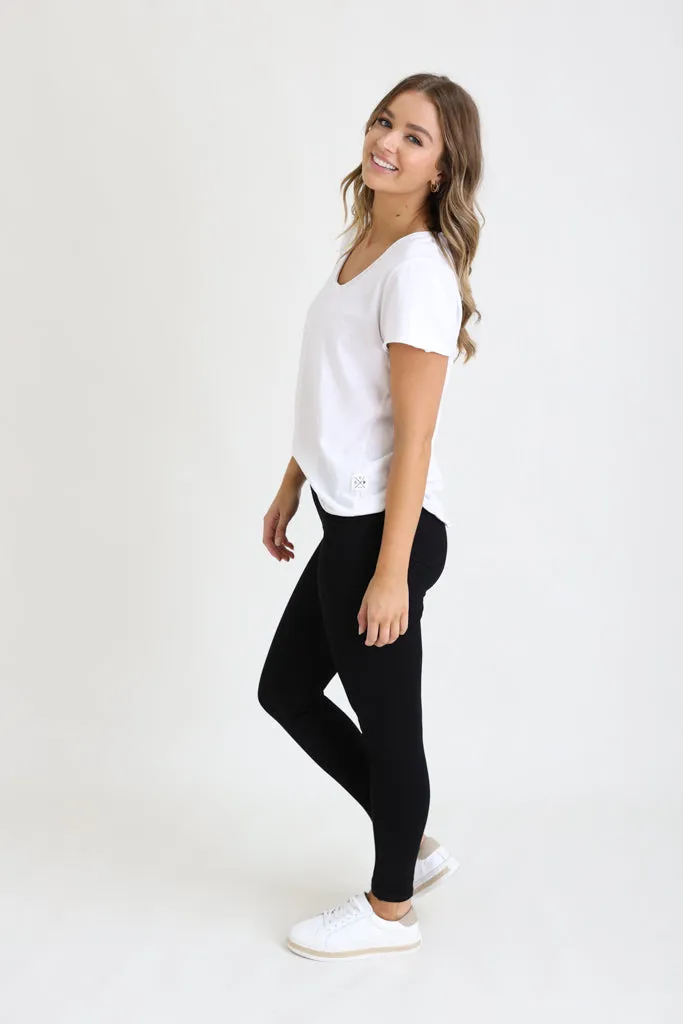 CONNIE PULL ON PANTS - Black