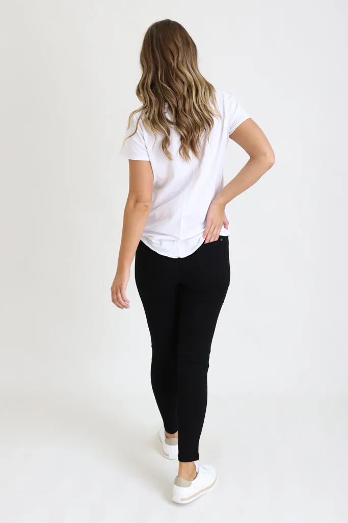 CONNIE PULL ON PANTS - Black