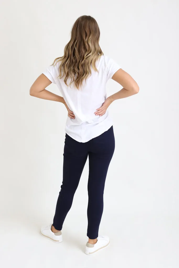 CONNIE PULL ON PANTS- Navy