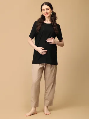 Creme de la Chic Maternity Lounge Pants