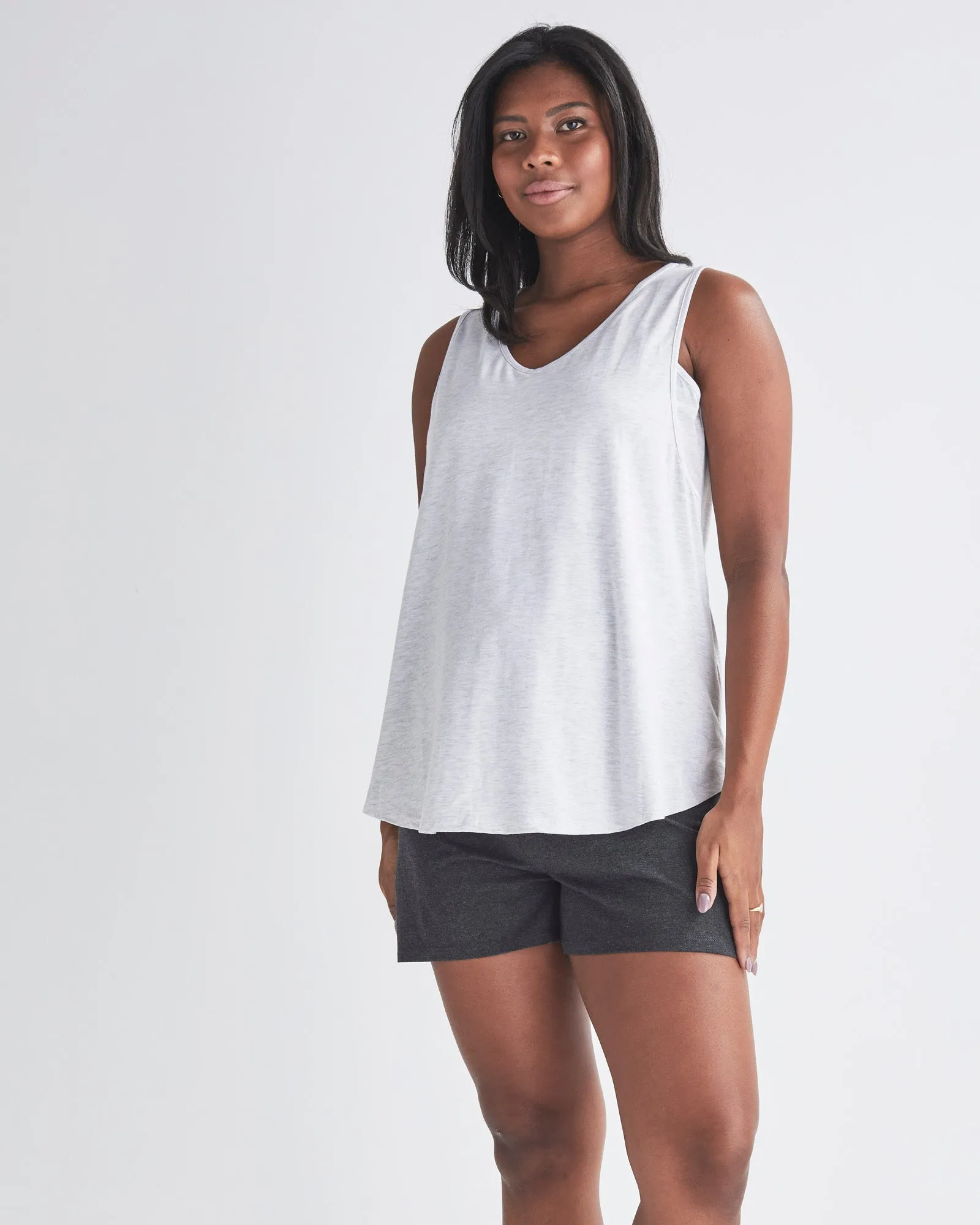 Diya Maternity/Nursing Bamboo Tank in Marl new