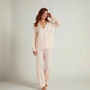 FACEPLANT BAMBOO® Classic Pajama Set in Pink