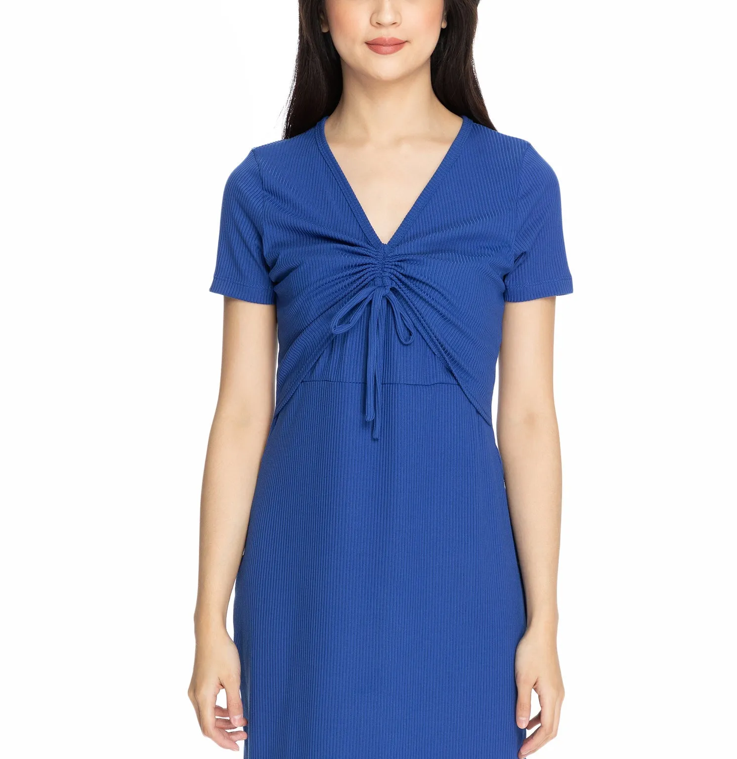 Francesca Nursing Dress  Egyptian Blue