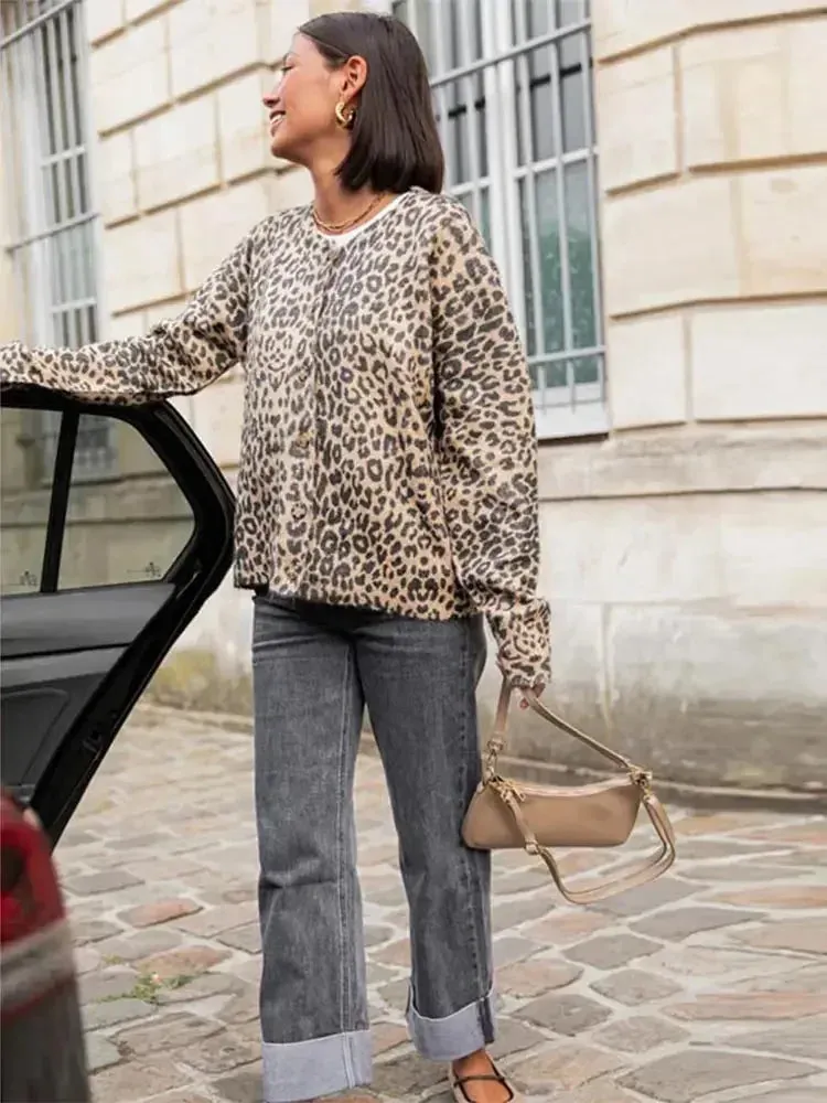 Ghima - Leopard print cardigan