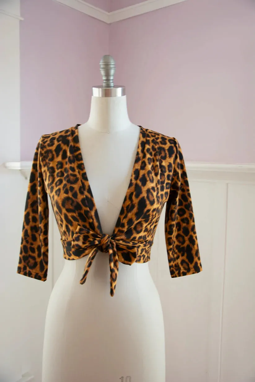 Heart of Haute Sweet Sweater in Leopard Print Soft and Stretchy