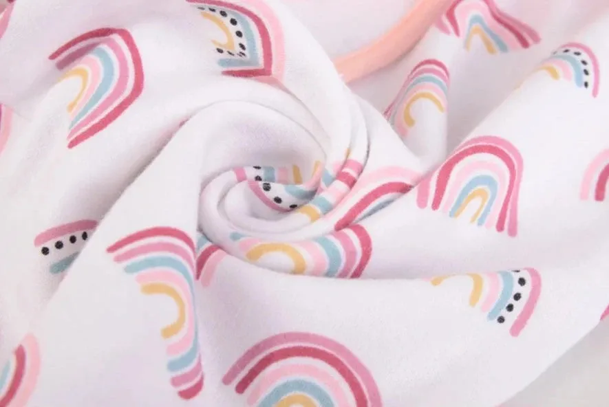 Hudson Baby Wrap Swaddle Blanket - Rainbow