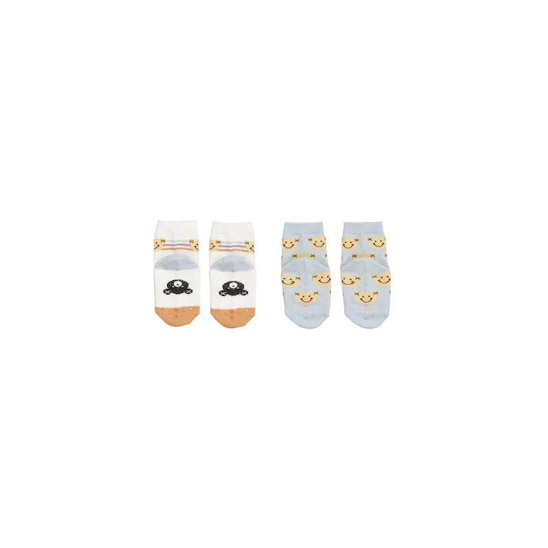 Huxbaby Smile Bear 2PK Socks