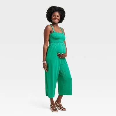 Isabel Maternity by Ingrid & Isabel Sleeveless Stretchy Maternity Jumpsuit