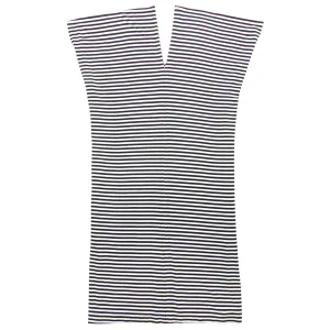 Iselin Dress - Black & White Stripe