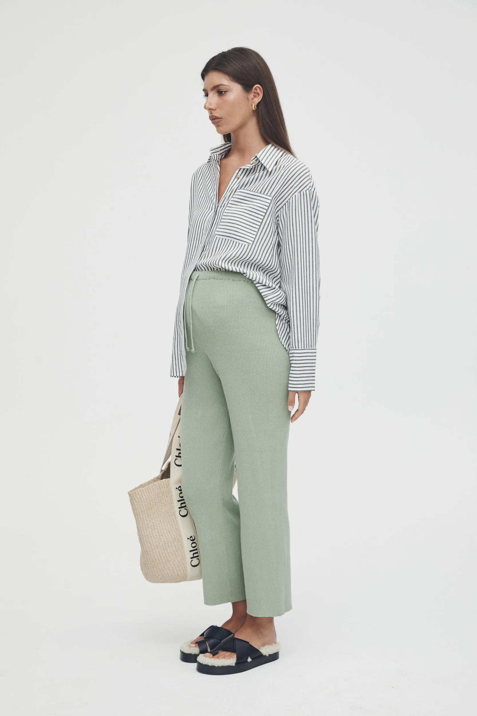 Knit Pant (Sage) - FINAL SALE