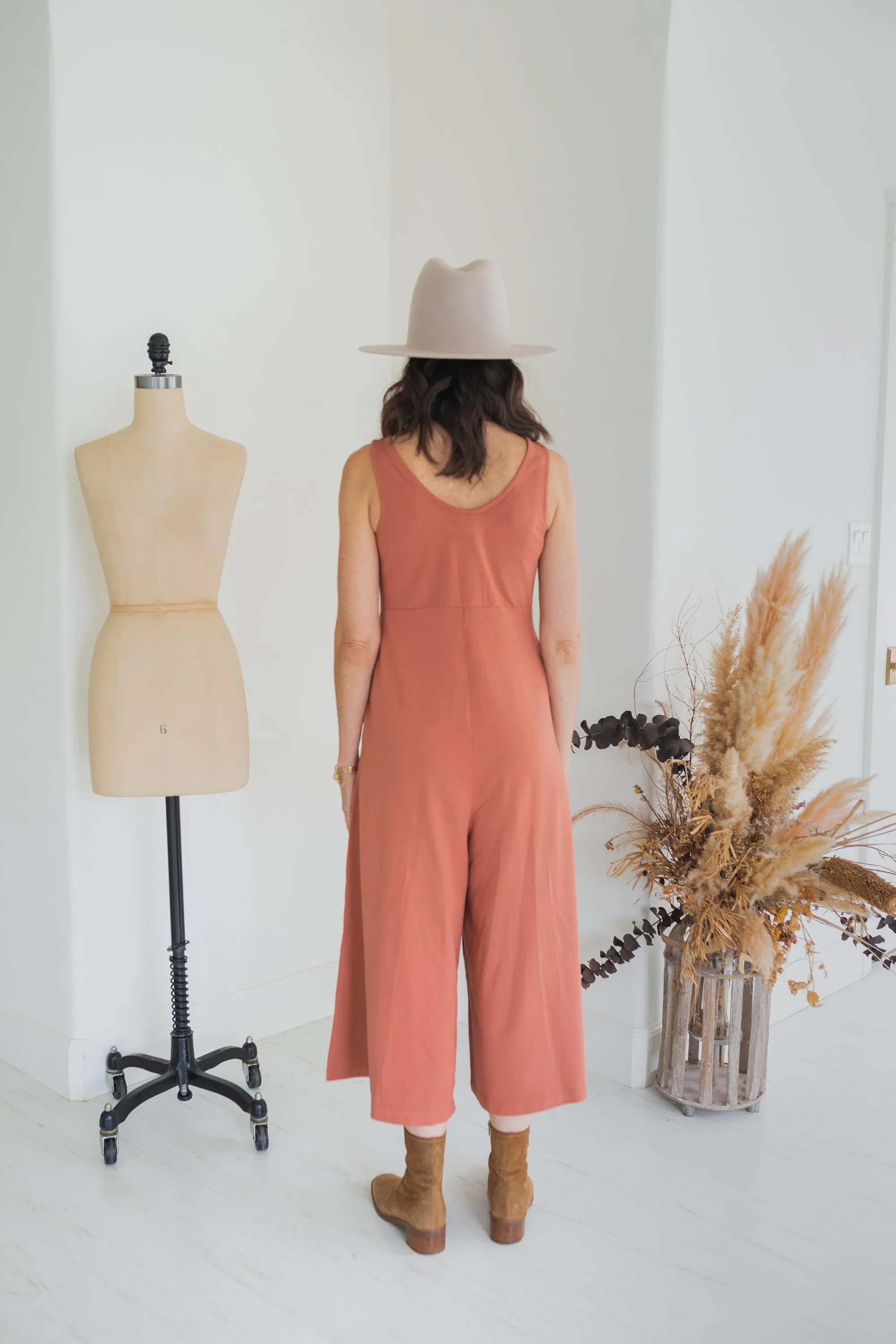 Lakeside Wide Leg Jumpsuit - Toast