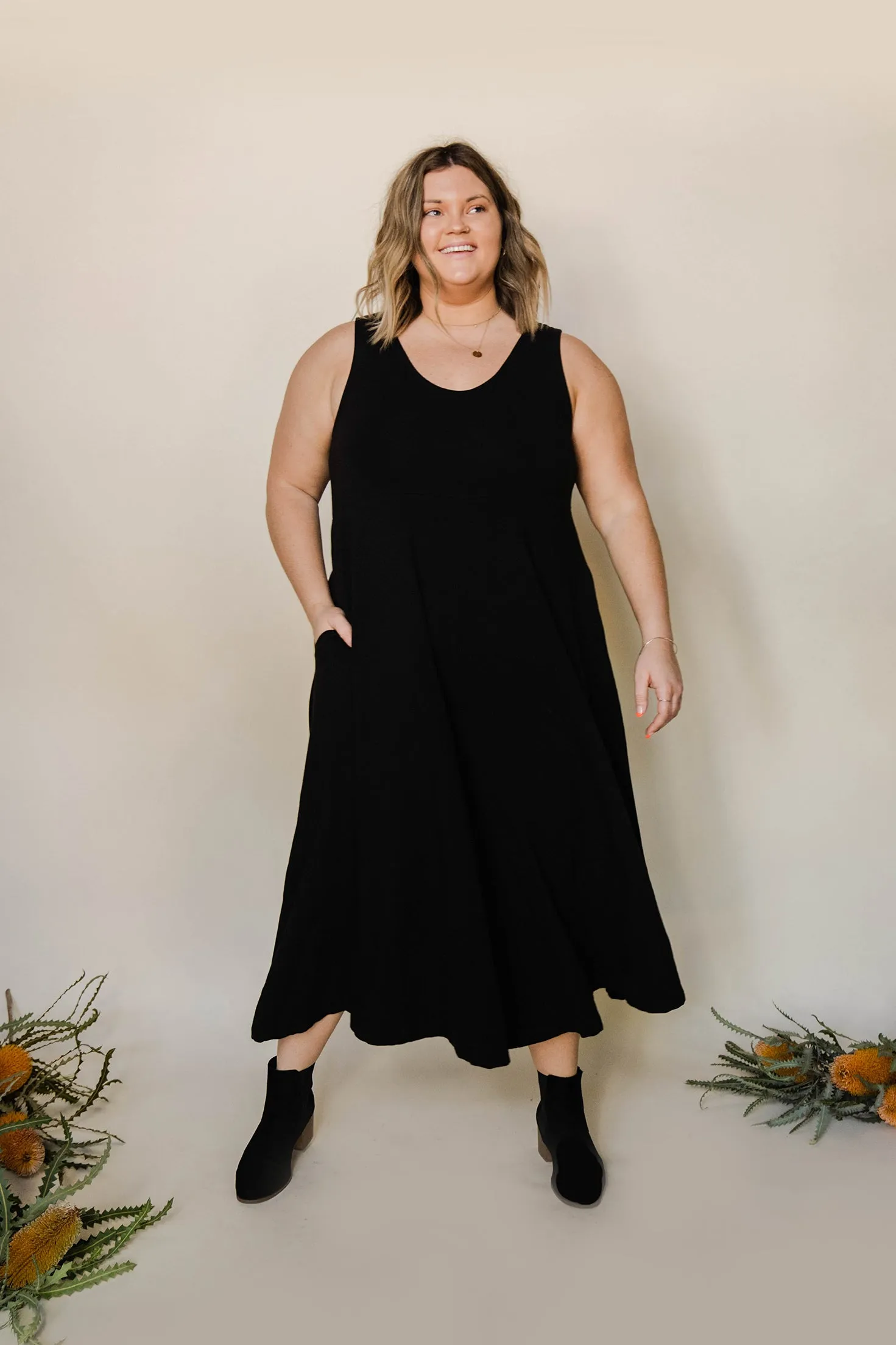 Lakeside Wide Leg Jumpsuit - True Black