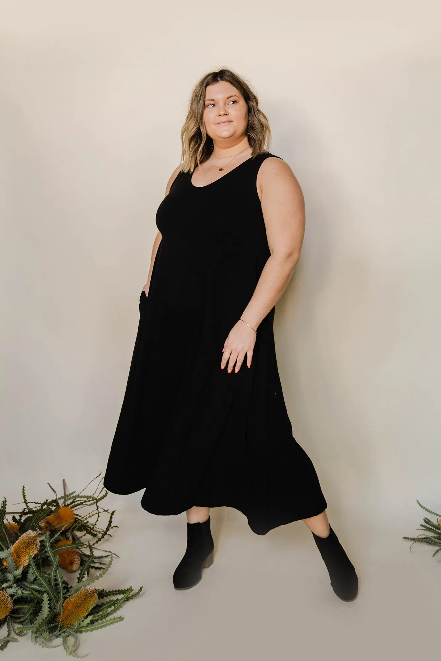 Lakeside Wide Leg Jumpsuit - True Black