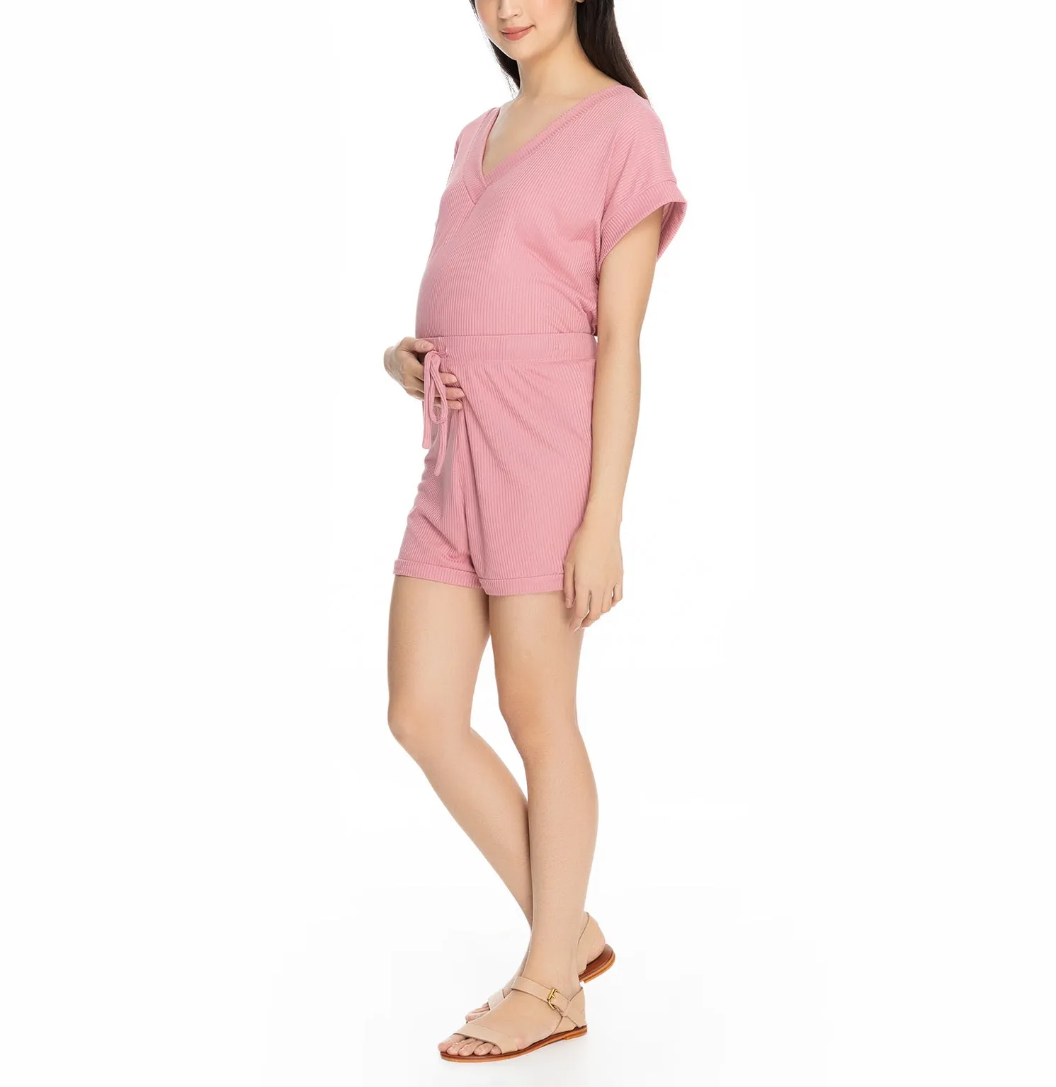 Lauren  Loungewear Set Daisy Pink