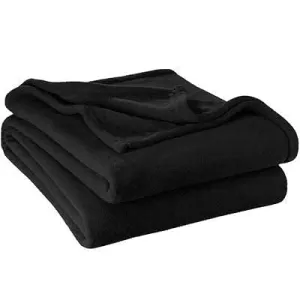 LEGACY 100% Cotton Winter Single Bed Full Size Donation Blanket and Gift Purpose Black -Size (60x90) Pack of (Single, 2)