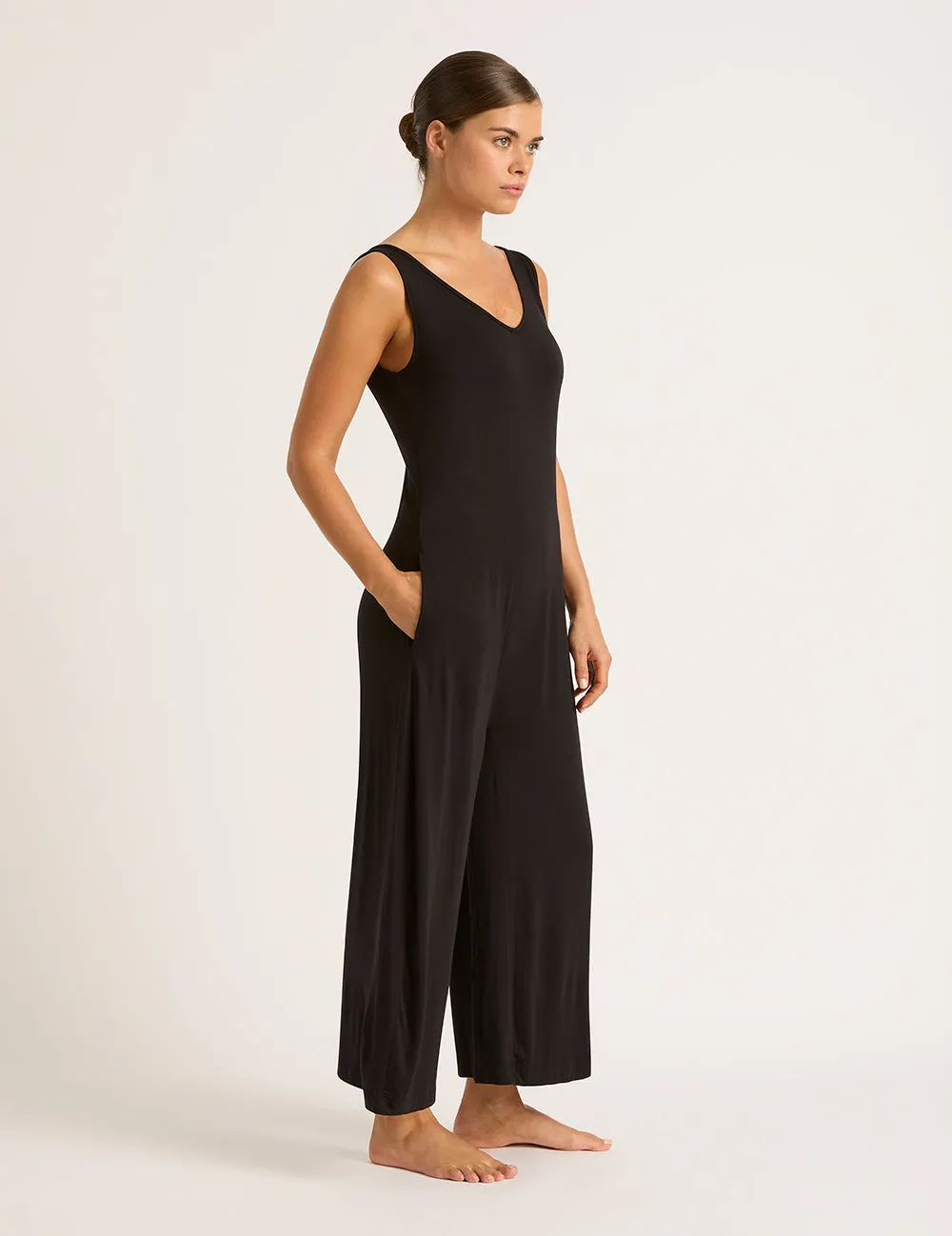 Long Jumpsuit - Black