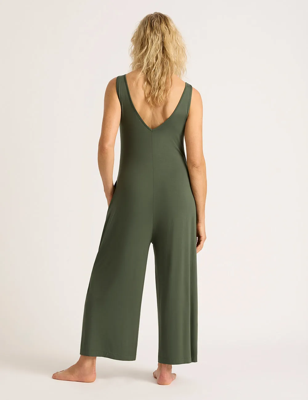 Long Jumpsuit - Moss