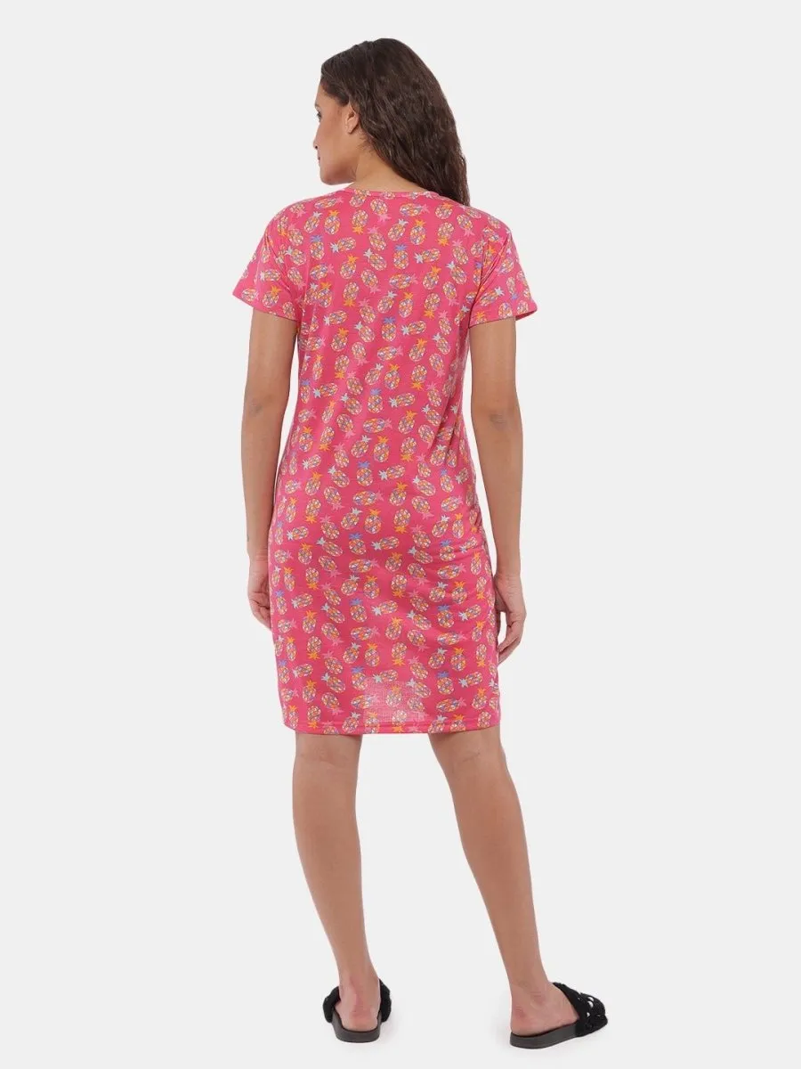 Lookin' Pine Maternity and Nursing T shirt Dress