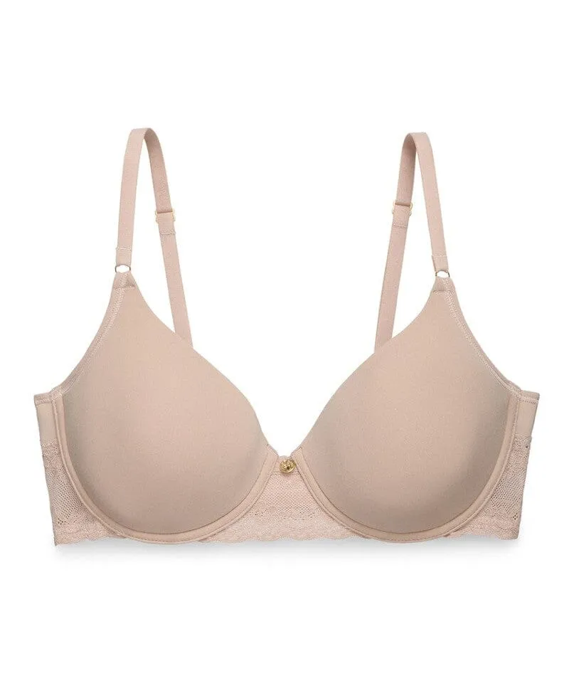 Natori Bliss Perfection Smooth Underwired T-Shirt Bra - Cafe