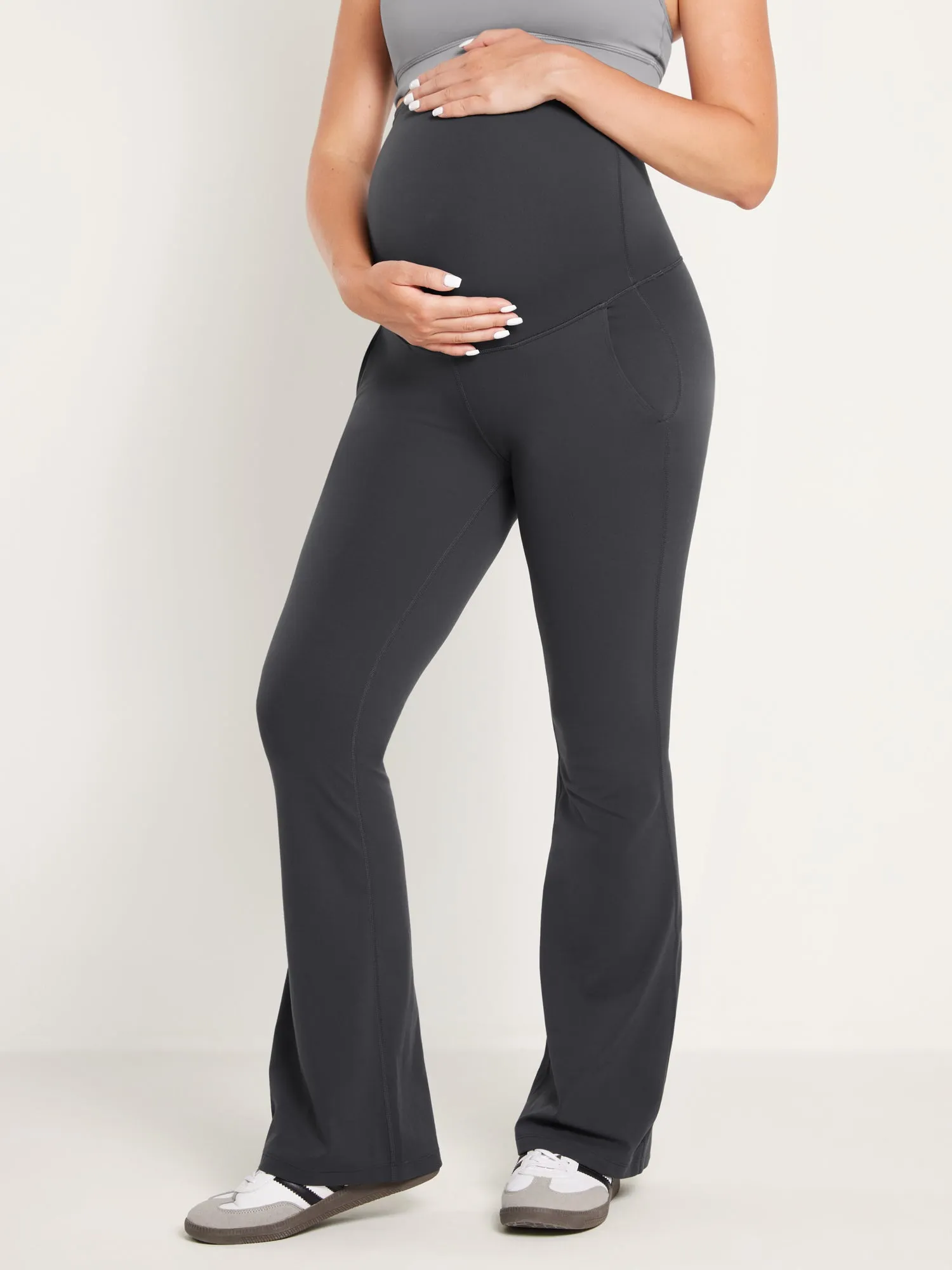 Natrelax® Maternity Flare Leggings 31" - With Pockets