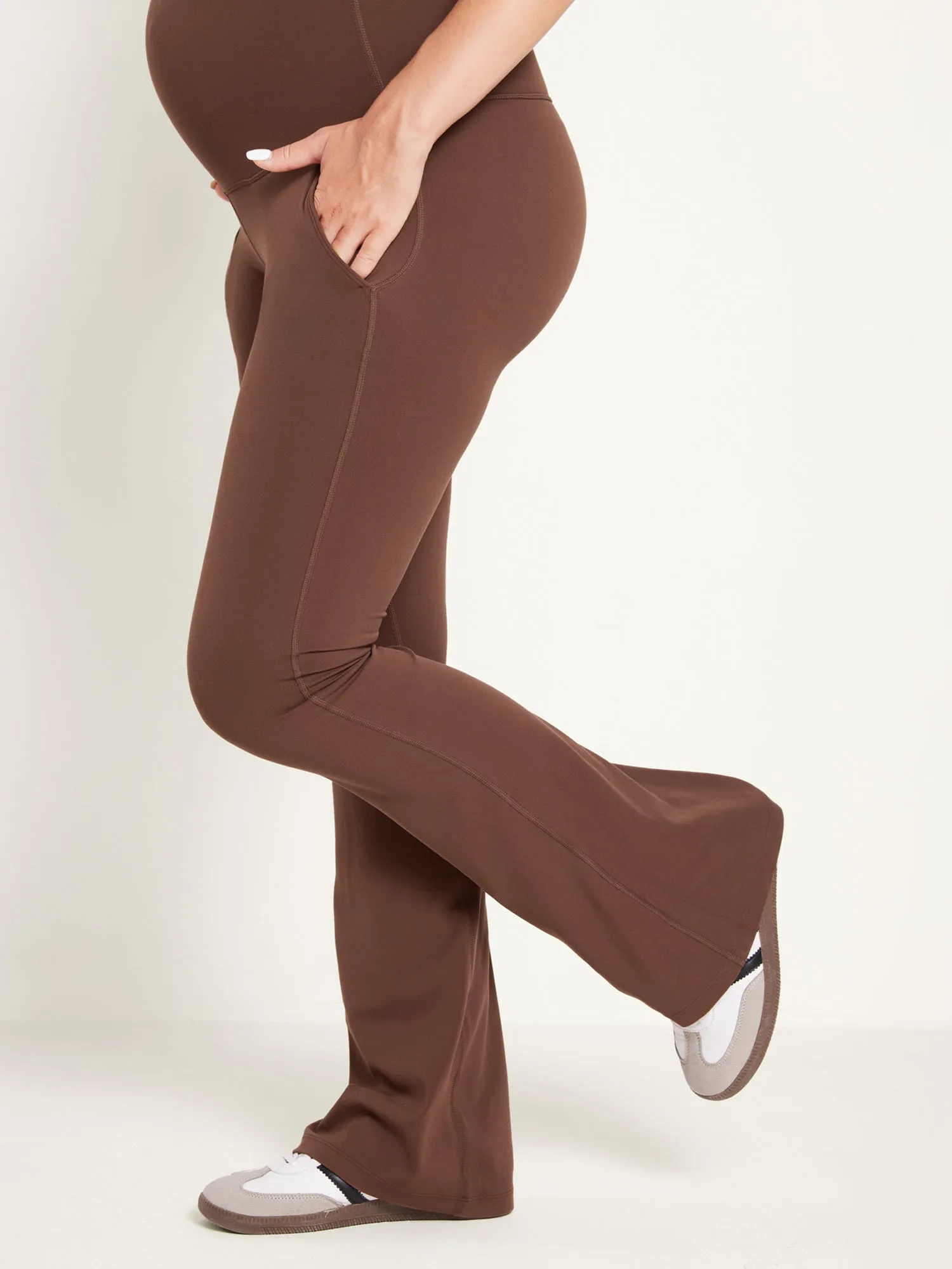 Natrelax® Maternity Flare Leggings 31" - With Pockets