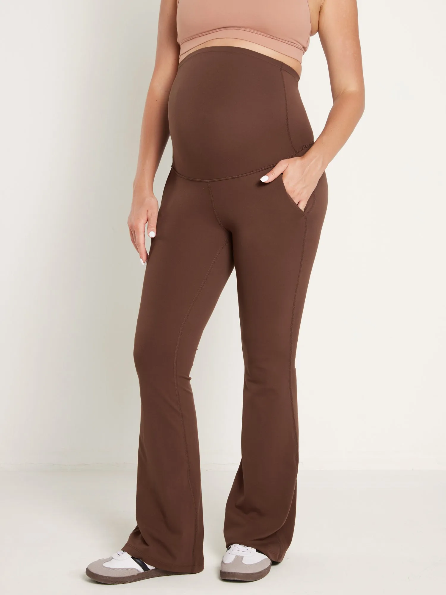 Natrelax® Maternity Flare Leggings 31" - With Pockets