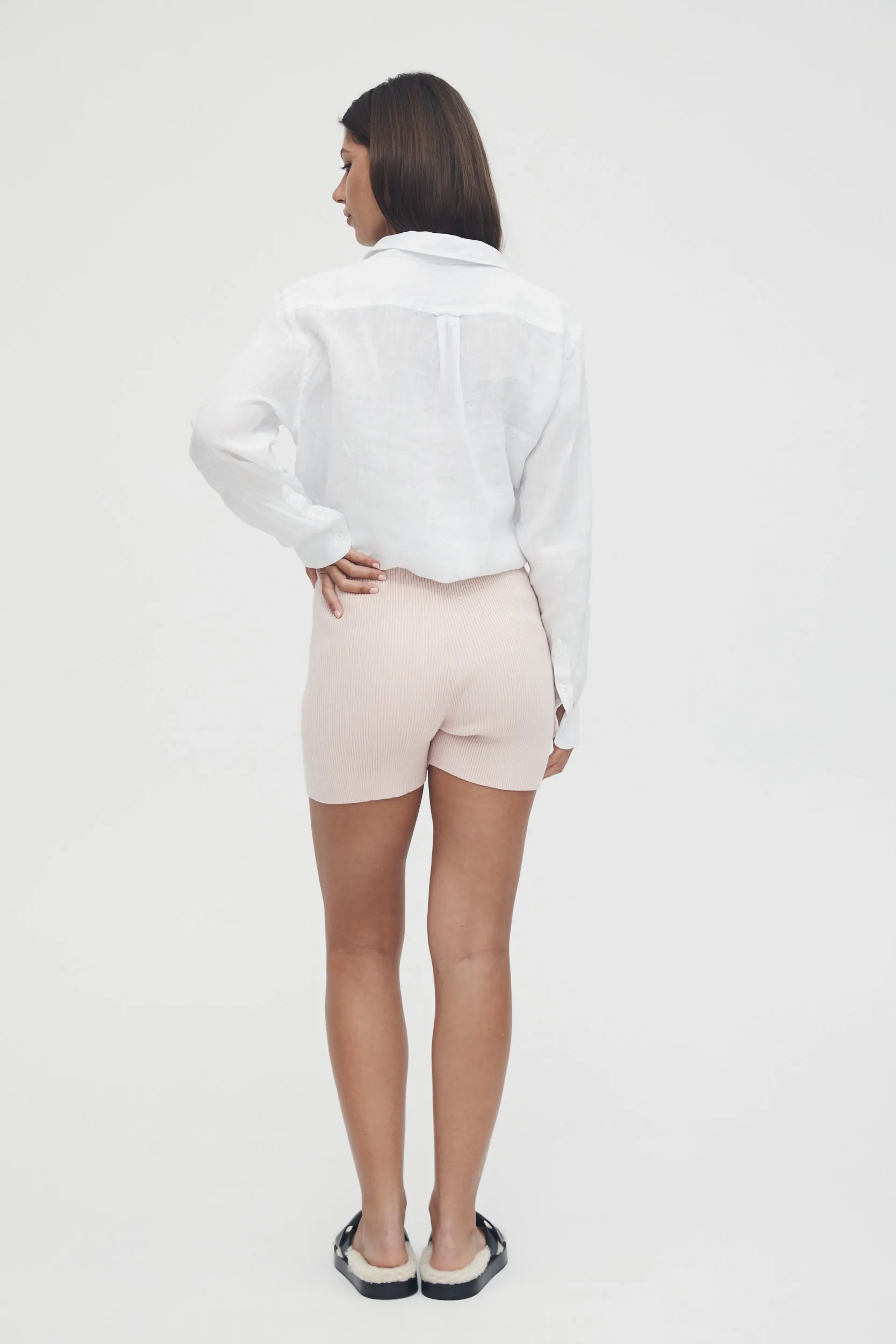 Nevaro Knit Shorts (Peony) - FINAL SALE