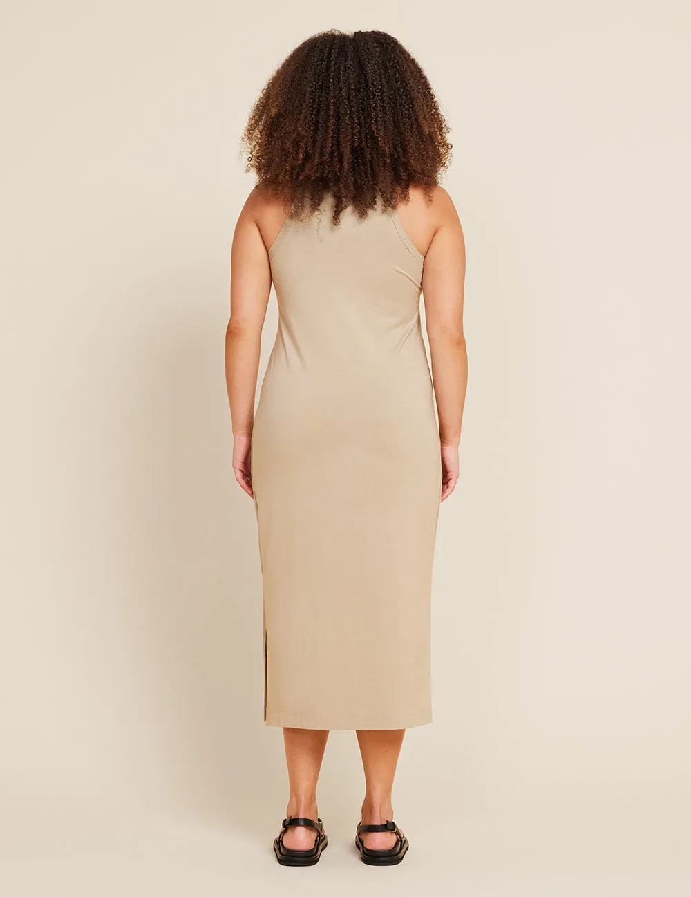 Racerback Dress - Stone