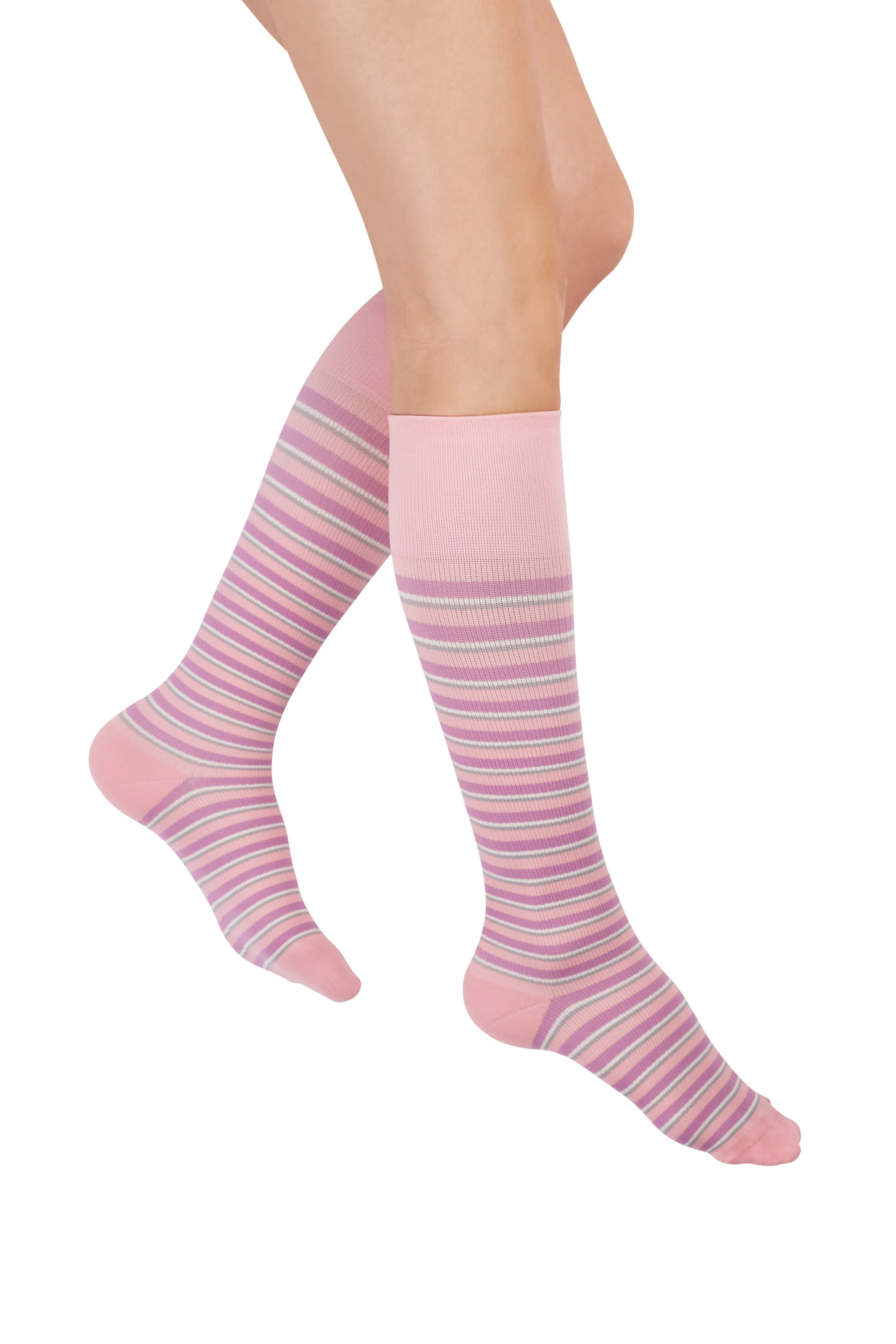 Rejuva® Stripe Knee High 15-20 mmHg