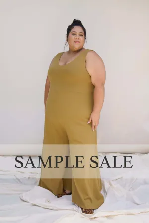 SAMPLE SALE | Lakeside Wide Leg Jumpsuit - Antique Bronze