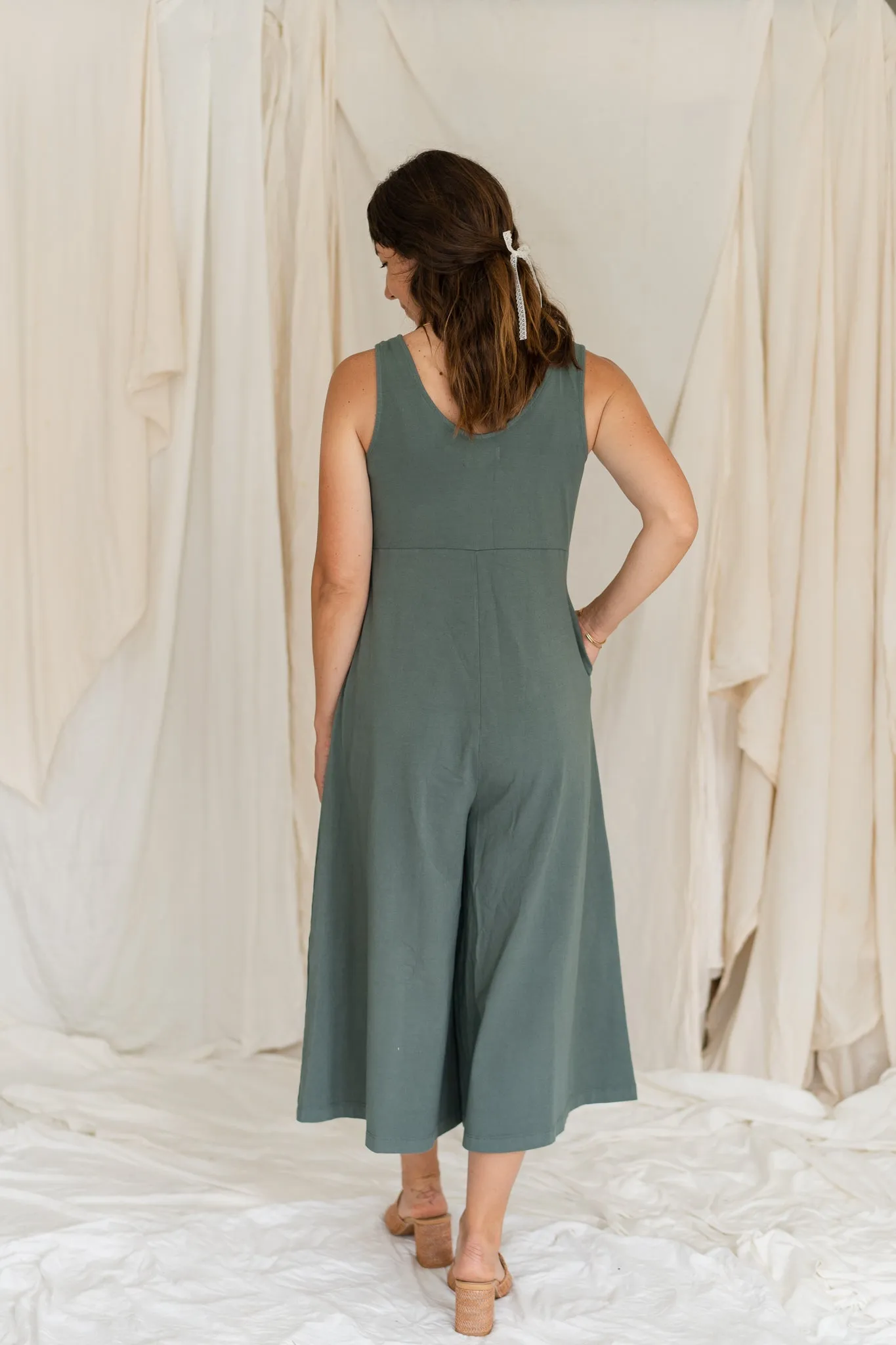 SAMPLE SALE | Lakeside Wide Leg Jumpsuit - Meadow