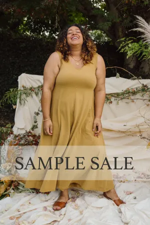 SAMPLE SALE | Lakeside Wide Leg Jumpsuit - Ochre