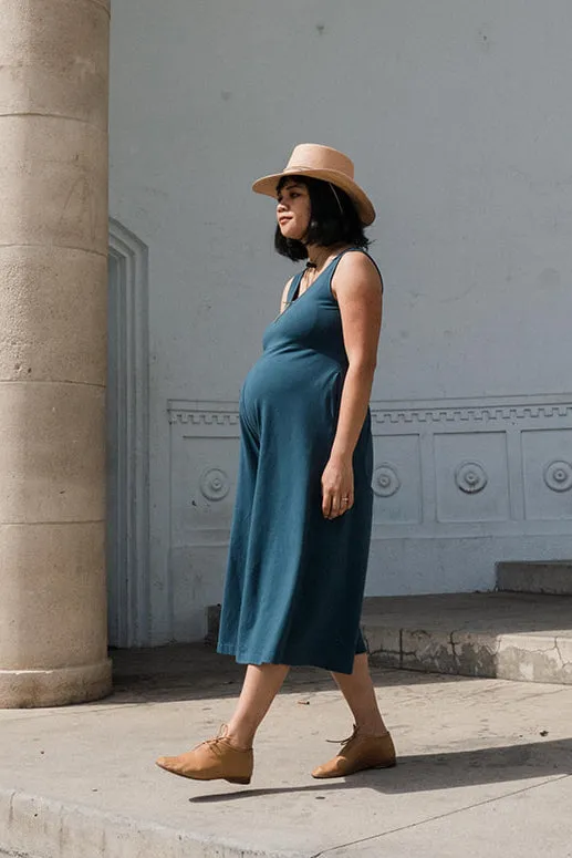 SAMPLE SALE | Lakeside Wide Leg Jumpsuit - Rich Teal