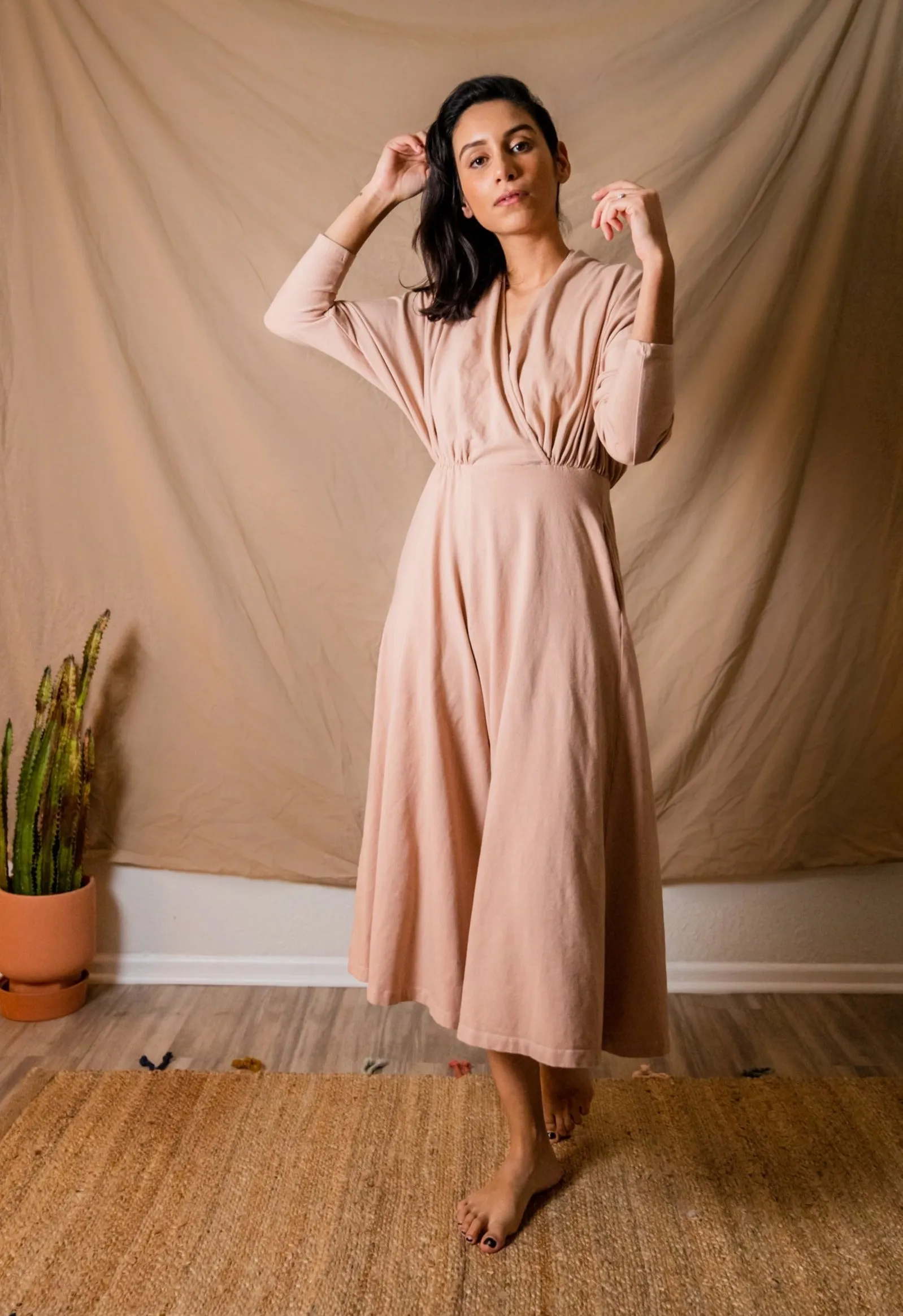 SAMPLE SALE | Sedona Dolman Sleeve Jumpsuit - Dusty Rose