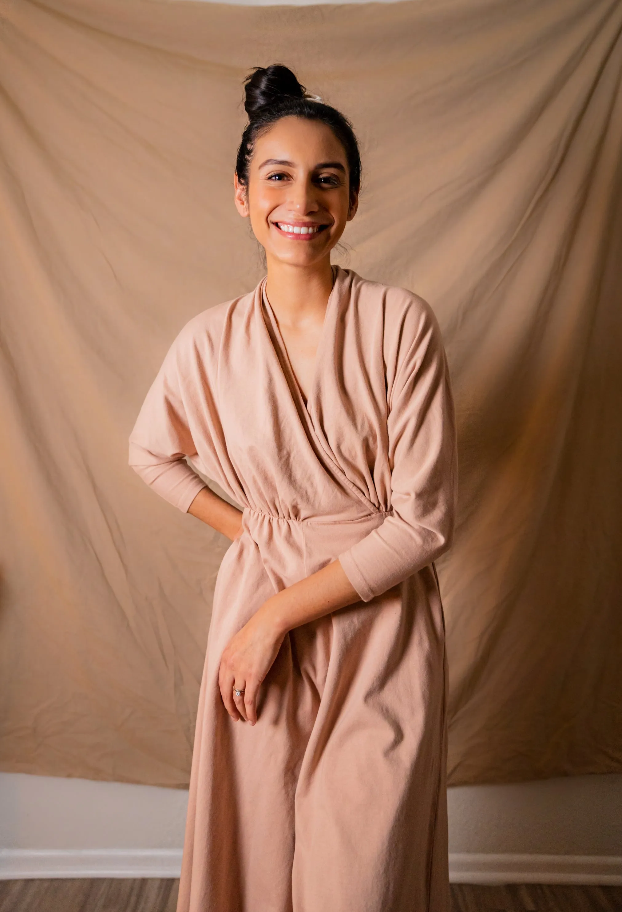 SAMPLE SALE | Sedona Dolman Sleeve Jumpsuit - Dusty Rose