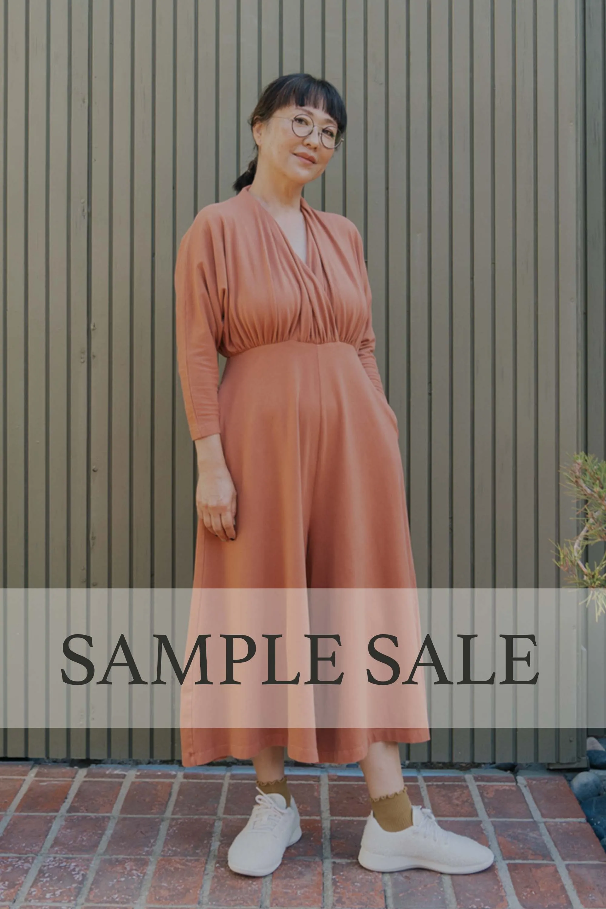 SAMPLE SALE | Sedona Dolman Sleeve Jumpsuit - Toast