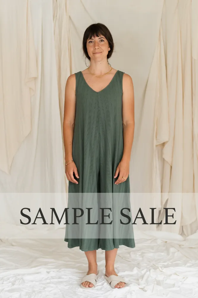 SAMPLE SALE | Willow Wide Rib Jumpsuit - Meadow