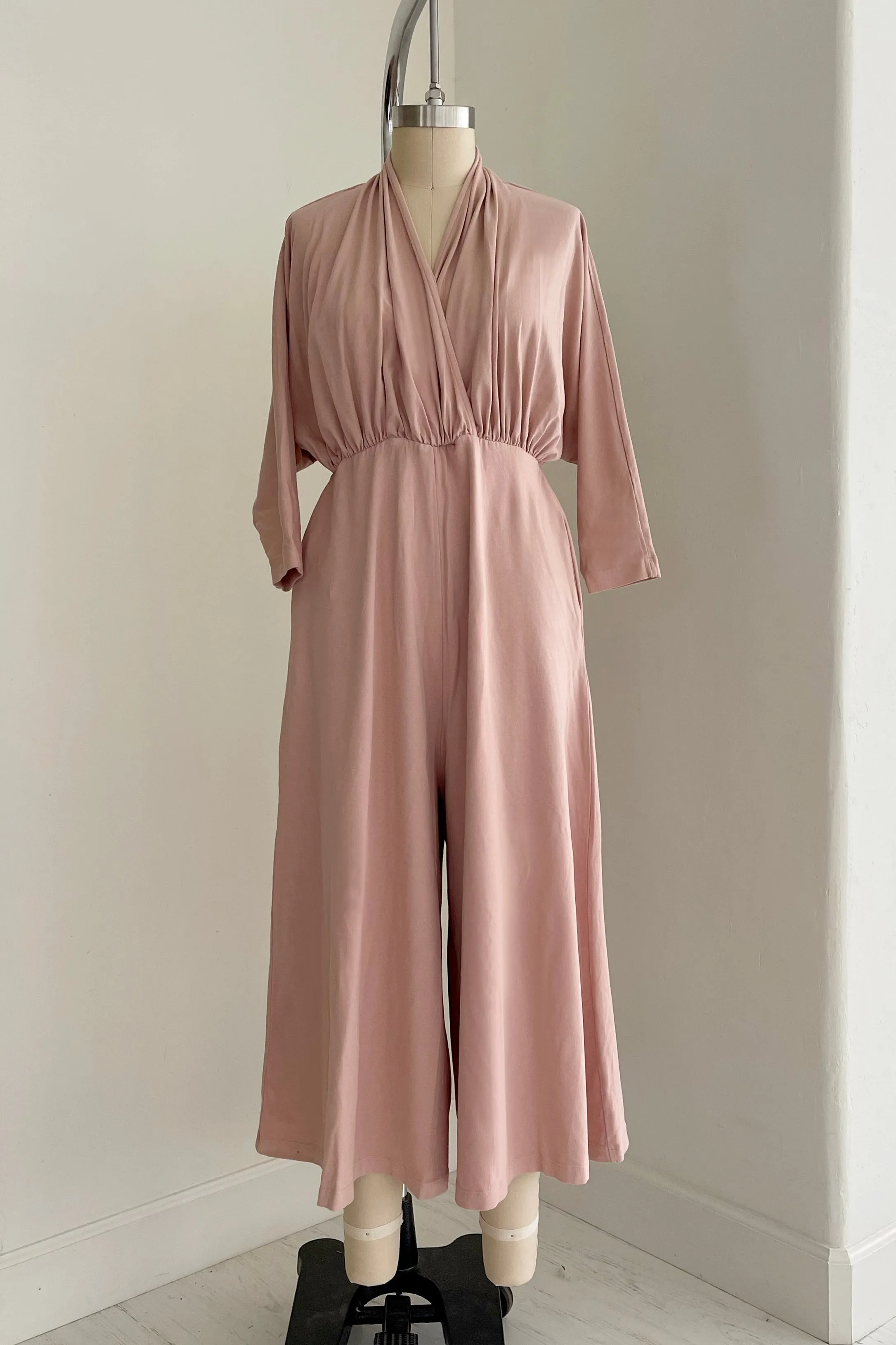 Sedona Dolman Sleeve Jumpsuit - Dusty Rose