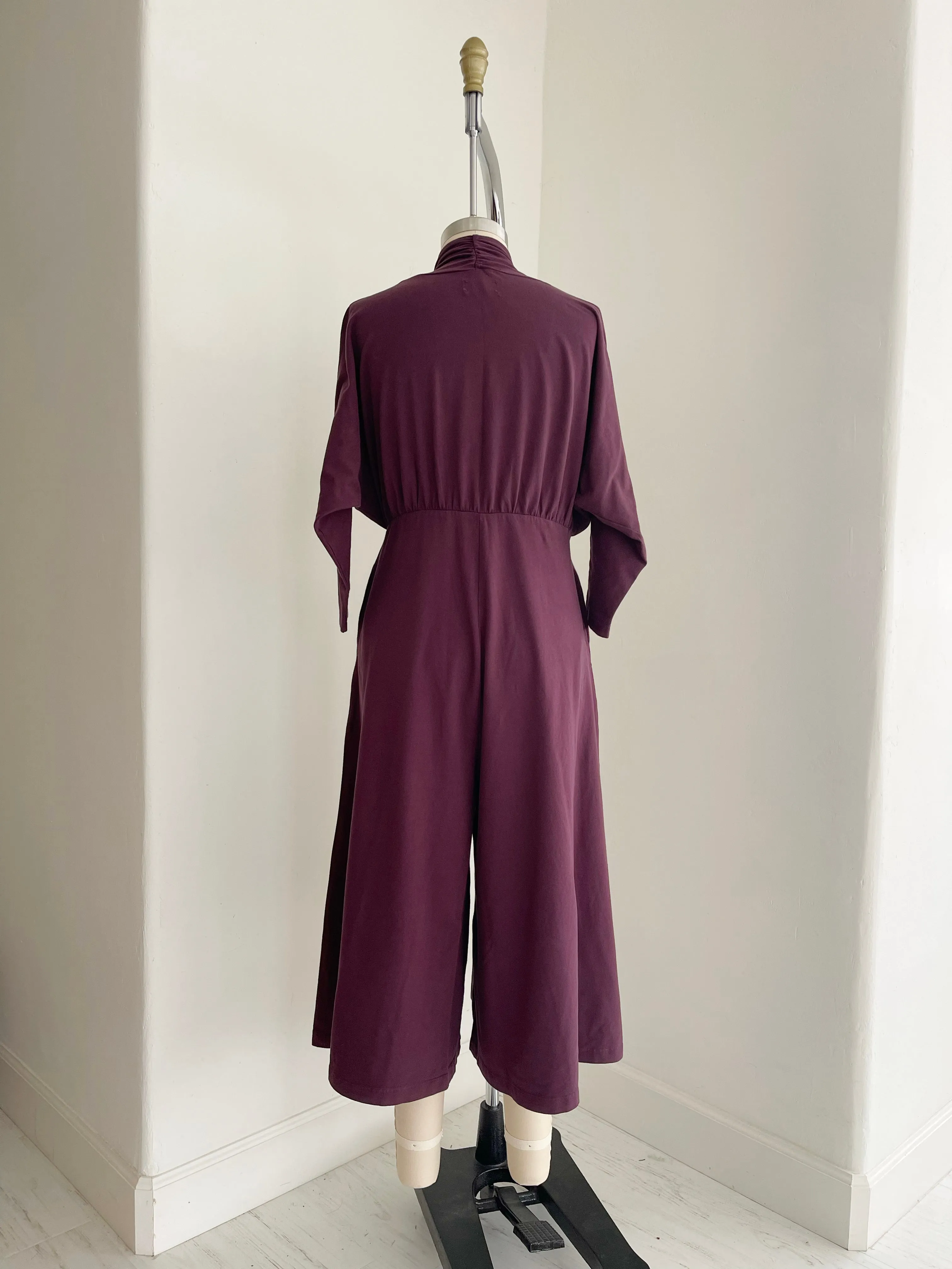 Sedona Dolman Sleeve Jumpsuit - Maroon