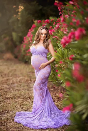 Sexy Maternity Lace Dress