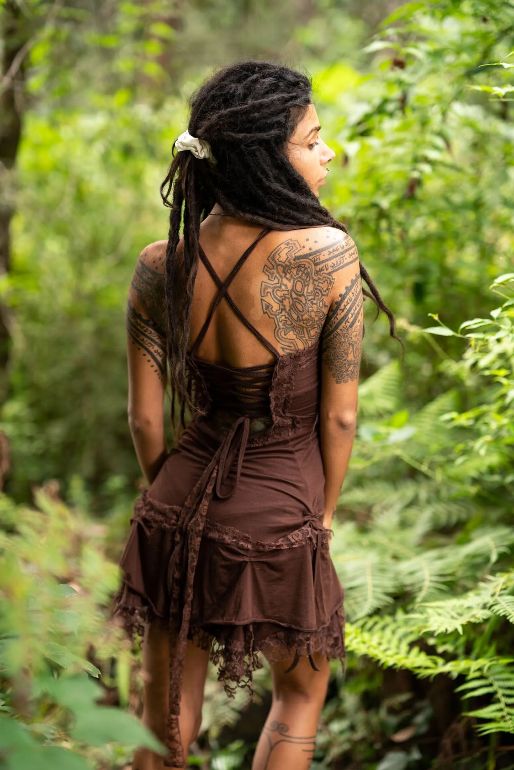 Steampunk Dress - Brown